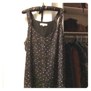 Black with white stars camisole